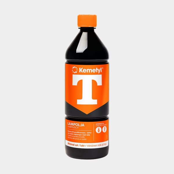 Lampolja Kemetyl, paraffin, 1 liter, 3-pack