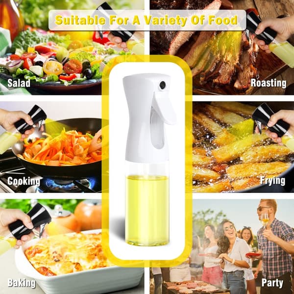 Sprayflaska för olja 200 ml Vit