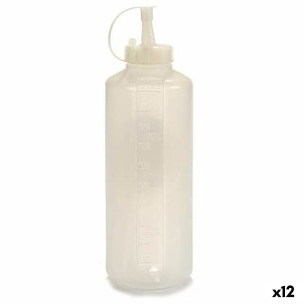 Såsburk Transparent Plast 1 L (12 antal)