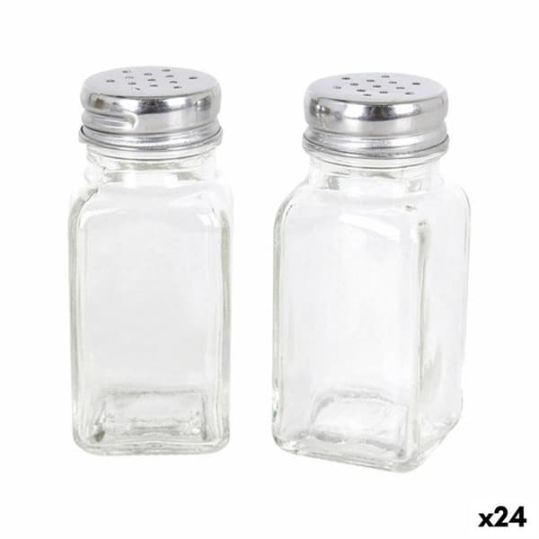 Suola- ja pippurisetti Anna 107462 2 Kappaletta 8,5 x 4,5 x 10 cm (24 osaa)
