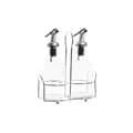 Miniatyrbillede 1 af 4: Flakon DKD Home Decor Eddikesæt Gennemsigtig Metal Krystal (2 enheder) (2 pcs)