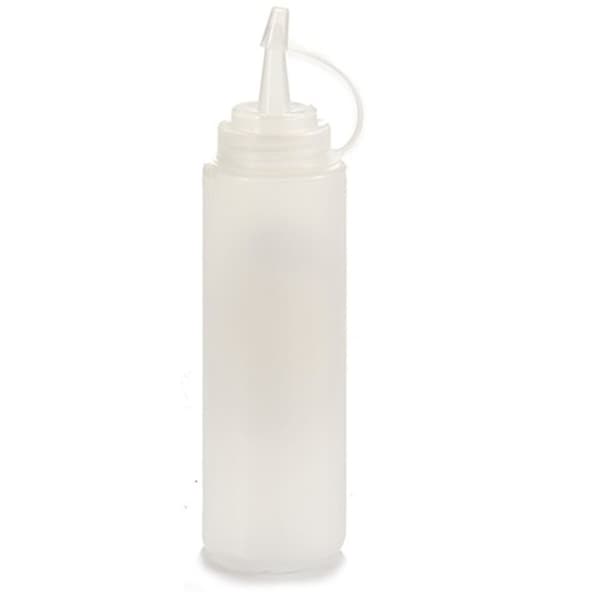 Glas til dressing Gennemsigtig Plastik 200 ml (12 enheder)