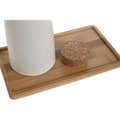 Miniatyrbild 3 av 3: Set med olja och vinäger Home ESPRIT Vit Bambu Stengods 20,6 x 12 x 18 cm