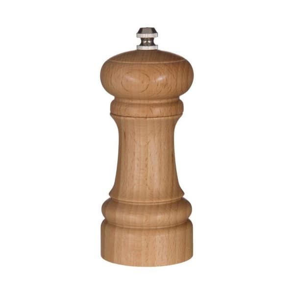 2 i 1 Salt og Peberkværn Secret de Gourmet Brun Træ 14,5 x 5,5 cm