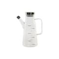 Miniatyrbillede 1 af 2: Flakon DKD Home Decor 15 x 9 x 19,6 cm Sølvfarvet Rustfrit stål 550 ml Borosilikatglas