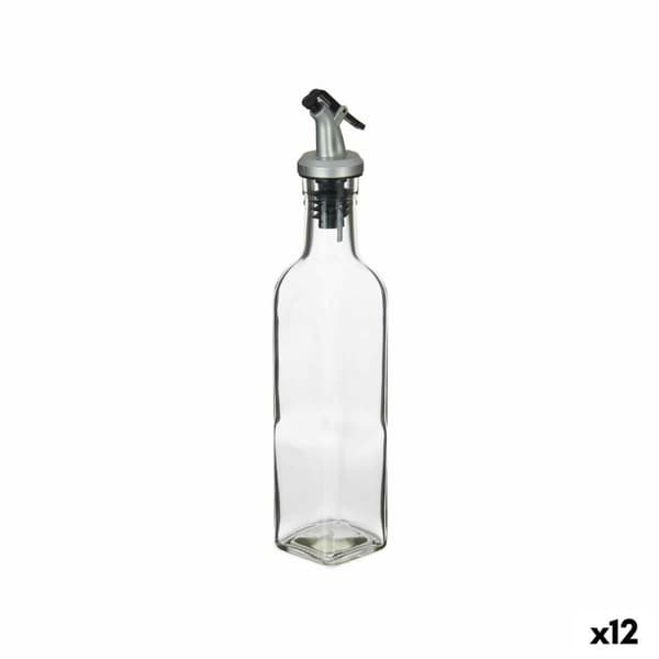 Flakon Vivalto YHP-F0421A/DH12 Gennemsigtig Glas Stål 250 ml 5 x 24,5 x 5 cm (12 enheder)