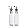 Miniatyrbillede 2 af 4: Olie og eddikesæt Vivalto WJ7069-M Gennemsigtig Metal Glas Krystal Plastik 300 ml (24 enheder)