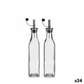 Miniatyrbillede 1 af 4: Olie og eddikesæt Vivalto WJ7069-M Gennemsigtig Metal Glas Krystal Plastik 300 ml (24 enheder)