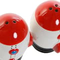 Miniatyrbilde 2 av 3: Saltbøsse med Lokk DKD Home Decor Hvit Rød Dolomite 6,5 x 7 x 9 cm (2 pcs)