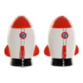 Miniatyrbilde 1 av 3: Saltbøsse med Lokk DKD Home Decor Hvit Rød Dolomite 6,5 x 7 x 9 cm (2 pcs)