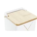 Miniatyrbilde 3 av 4: Saltbøsse med Lokk DKD Home Decor Marineblå Flerfarget Bambus Dolomite 12,5 x 12,5 x 11,5 cm