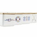 Miniatyrbilde 2 av 4: Saltbøsse med Lokk DKD Home Decor Marineblå Flerfarget Bambus Dolomite 12,5 x 12,5 x 11,5 cm