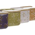 Miniatyrbilde 2 av 4: Saltbøsse med Lokk DKD Home Decor Grønn Rosa Sennep Syrin Bambus 750 ml 14 x 12,5 x 12 cm (4 enheter)