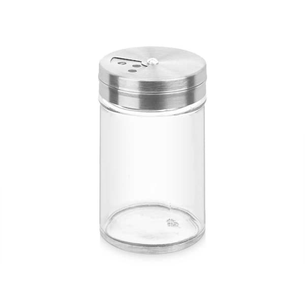 Kryddhylla Vivalto LH1103 5 x 8,5 x 5 cm Transparent Silvrig (12 antal)