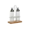 Miniatyrbillede 1 af 5: Olie og eddikesæt Home ESPRIT Gennemsigtig Natur Bambus Krystal 18,5 x 9,3 x 24 cm