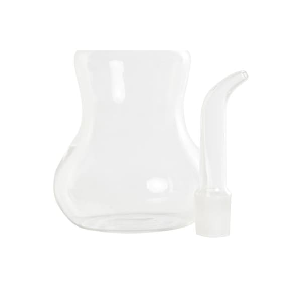 Flakon DKD Home Decor Gennemsigtig Borosilikatglas 250 ml 8 x 8 x 19 cm
