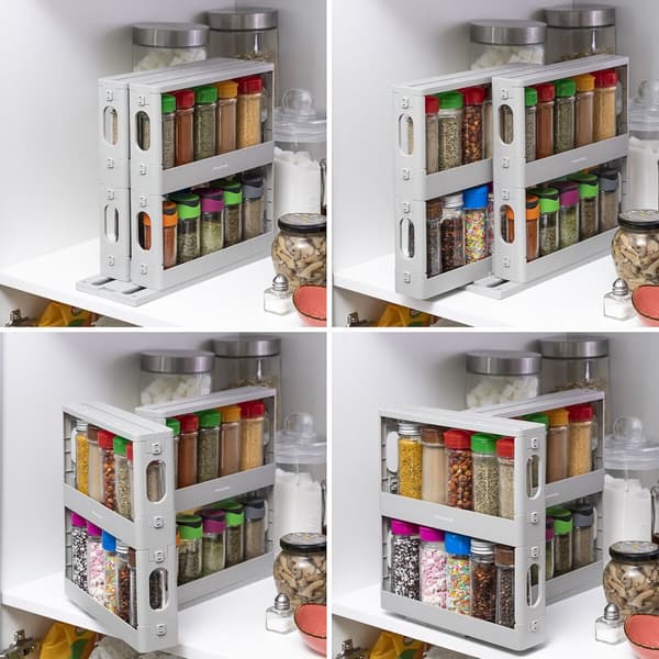 Organizer til krydderier med glidefunktion og drejefunktion Rispick InnovaGoods