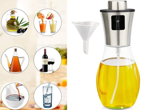 Sprayflaske for Olje/Eddik i Glass - 200 ml