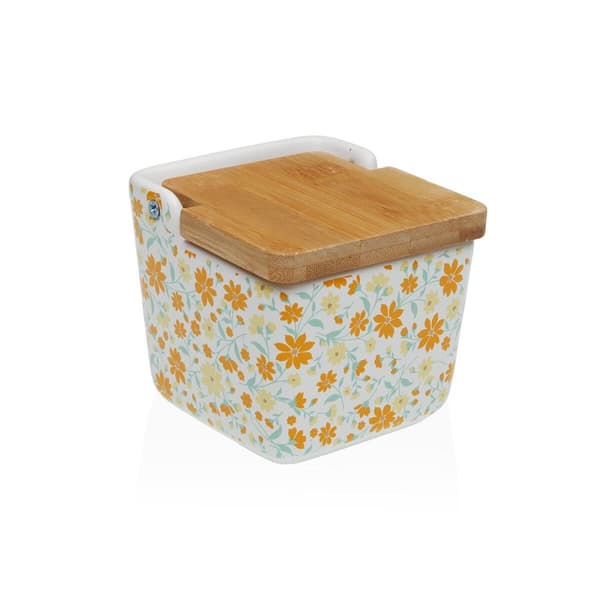 Saltbøsse med låg Versa Keramik 8,8 x 8,5 x 8,8 cm