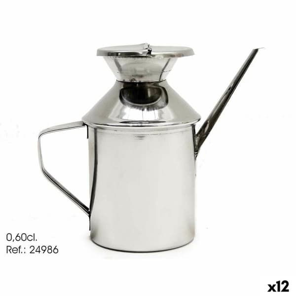 Flakon Kinvara 2056/BIG Sølvfarvet Rustfrit stål 500 ml 17 x 14,5 x 8 cm (12 enheder)