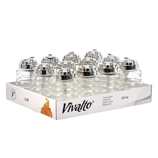 Mausteikko Vivalto YHP-Y0711H/BH Läpinäkyvä Lasi 280 ml 10 x 12,3 x 7 cm (12 osaa)