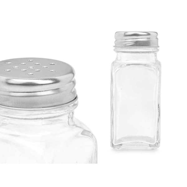 Saltkjeller Vivalto YHP-F0409/DH12 Gjennomsiktig Metall Glass 4 x 9 x 4 cm (12 enheter)