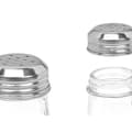 Miniatyrbilde 5 av 5: Saltkjeller Vivalto YHP-SZ24/DH12 Gjennomsiktig Metall Glass 5,5 x 10,5 x 5,5 cm (12 enheter)