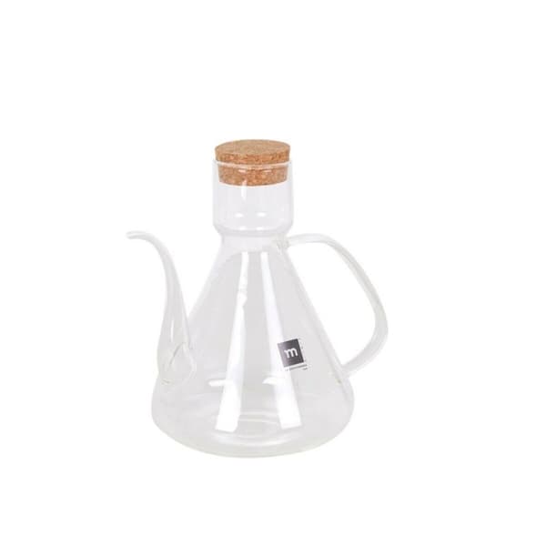 Oljeflaska La Mediterránea Bell Transparent Silikon Borosilikatglas 1 L (4 antal)