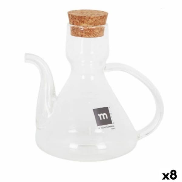 Flakon La Mediterránea Bell Gennemsigtig Silikone Borosilikatglas 275 ml (8 enheder)