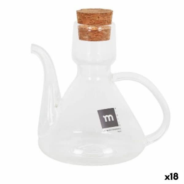 Flakon La Mediterránea Bell Gennemsigtig Silikone Borosilikatglas 125 ml (18 enheder)