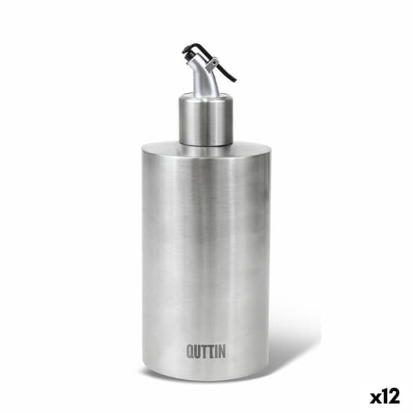 Flakon Quttin Sølvfarvet Rustfrit stål 550 ml (12 enheder)
