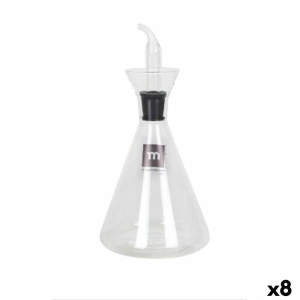 Flakon La Mediterránea Gennemsigtig Borosilikatglas 250 ml (8 enheder)