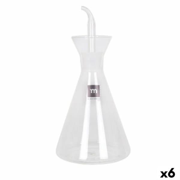 Flakon La Mediterránea Iraia Gennemsigtig Borosilikatglas 500 ml (6 enheder)