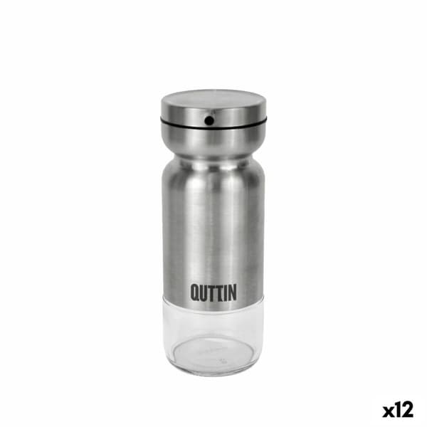 Cruet Quttin Gjennomsiktig Sølv Rustfritt stål 0,36 L (12 enheter)