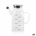 Miniatyrbilde 1 av 3: Cruet La Mediterránea Gjennomsiktig Sølv Metall Borosilikatglass 0,75 L (12 enheter)