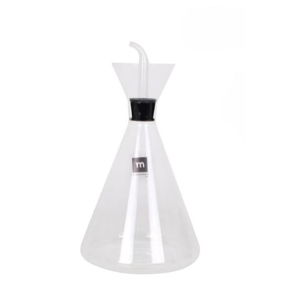 Oljeflaska La Mediterránea Iraia Transparent Borosilikatglas 1 L (6 antal)
