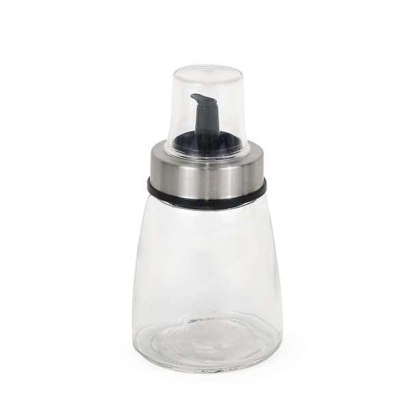Flakon Quttin Gennemsigtig Sølvfarvet Glas 200 ml 6,5 x 6,5 x 12,5 cm (12 enheder)