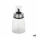 Miniatyrbillede 1 af 4: Flakon Quttin Gennemsigtig Sølvfarvet Glas 200 ml 6,5 x 6,5 x 12,5 cm (12 enheder)