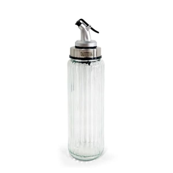 Flakon Quttin OTTICO Gennemsigtig Sølvfarvet Glas 0,5 L 6 x 6 x 30,5 cm (24 enheder)