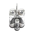 Miniatyrbild 4 av 4: Kryddset Anna Transparent Silvrig 10 x 10 x 21 cm (12 antal)
