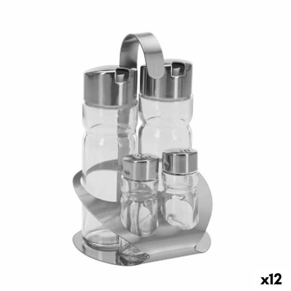 Kryddset Transparent Silvrig (12 antal)