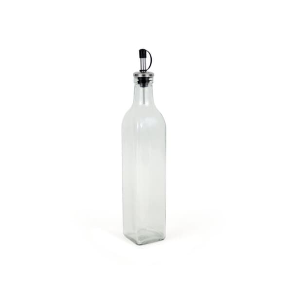 Flakon Anna Gennemsigtig Sølvfarvet Glas 0,5 L (24 enheder)