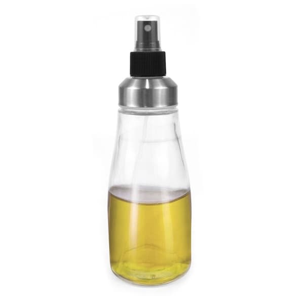 Cruet Anna Gjennomsiktig Sølv Glass 330 ml (12 enheter)