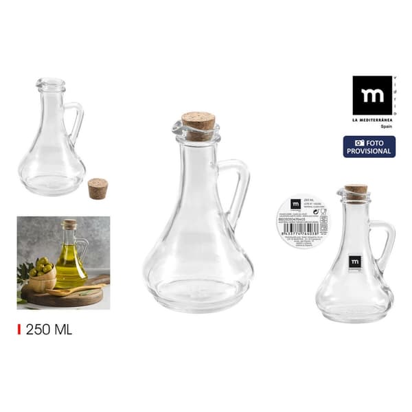 Flakon La Mediterránea Glas 9,3 x 9,3 x 16,5 cm (24 enheder)