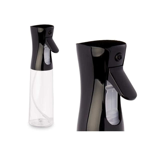 Sprayflaska för olja eller vinäger Kinvara 23HD062106 Svart Transparent Polyetylen polypropen polystyren PET 300 ml 8 x 24 x 6 c