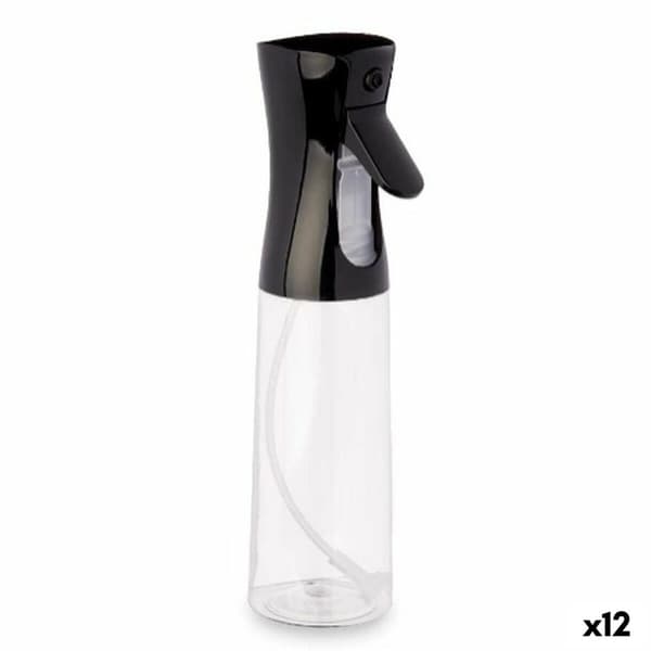 Sprayflaska för olja eller vinäger Kinvara 23HD062106 Svart Transparent Polyetylen polypropen polystyren PET 300 ml 8 x 24 x 6 c