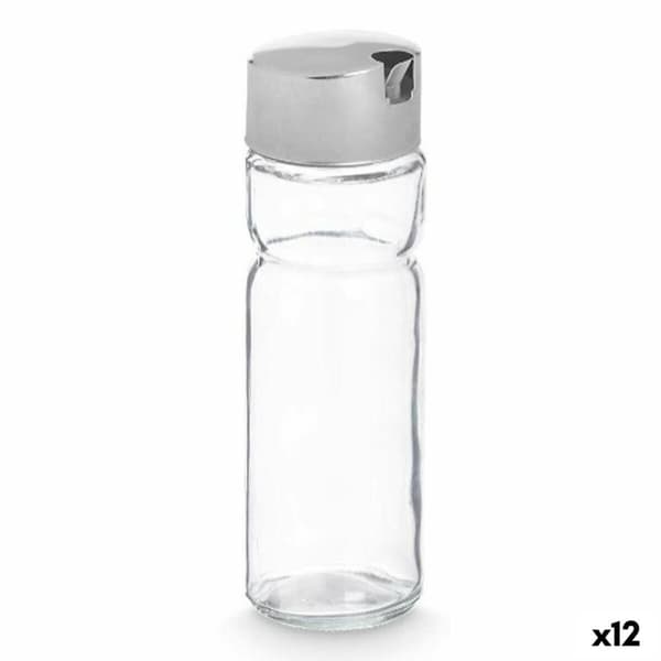 Flakon Vivalto OCT-TW022 Gennemsigtig Sølvfarvet Metal Krystal Plastik 180 ml 4,6 x 15,7 x 4,6 cm (12 enheder)