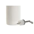 Miniatyrbillede 2 af 3: Flakon Home ESPRIT Hvid Sølvfarvet Rustfrit stål Porcelæn Urban 350 ml 7 x 7 x 22 cm