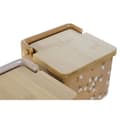 Miniatyrbild 3 av 4: Saltkar med lock DKD Home Decor Grön Rosa Senap Lila Bambu 750 ml 14 x 12,5 x 12 cm (4 antal)