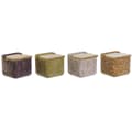 Miniatyrbild 1 av 4: Saltkar med lock DKD Home Decor Grön Rosa Senap Lila Bambu 750 ml 14 x 12,5 x 12 cm (4 antal)